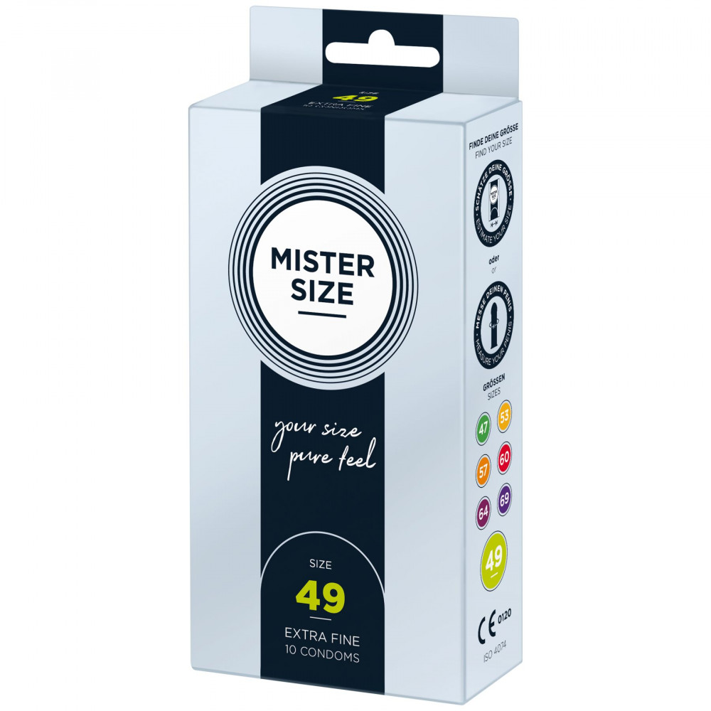 Презервативы - Презервативы Mister Size - pure feel - 49 (10 condoms), толщина 0,05 мм 2