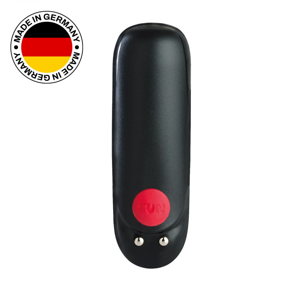 Вибропули и мини-вибраторы - Вибропуля Fun Factory Massage BULLET, черная, диаметр 2,5 см, 3 скорости, 3 рисунка вибрации