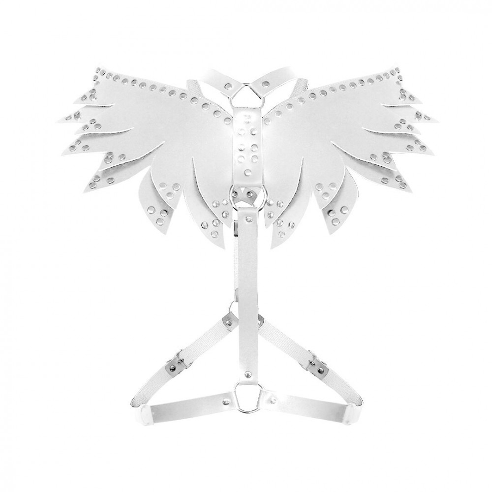 Різне - Жіноча портупея Art of Sex - Wings біла XS-M, екошкіра 2