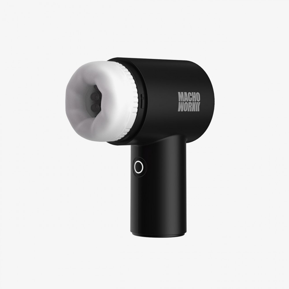 Мастурбаторы с вибрацией - Мастурбатор для головки члена Otouch MACHO WORK 2, пульсация и посасывание, 10 режимов 1