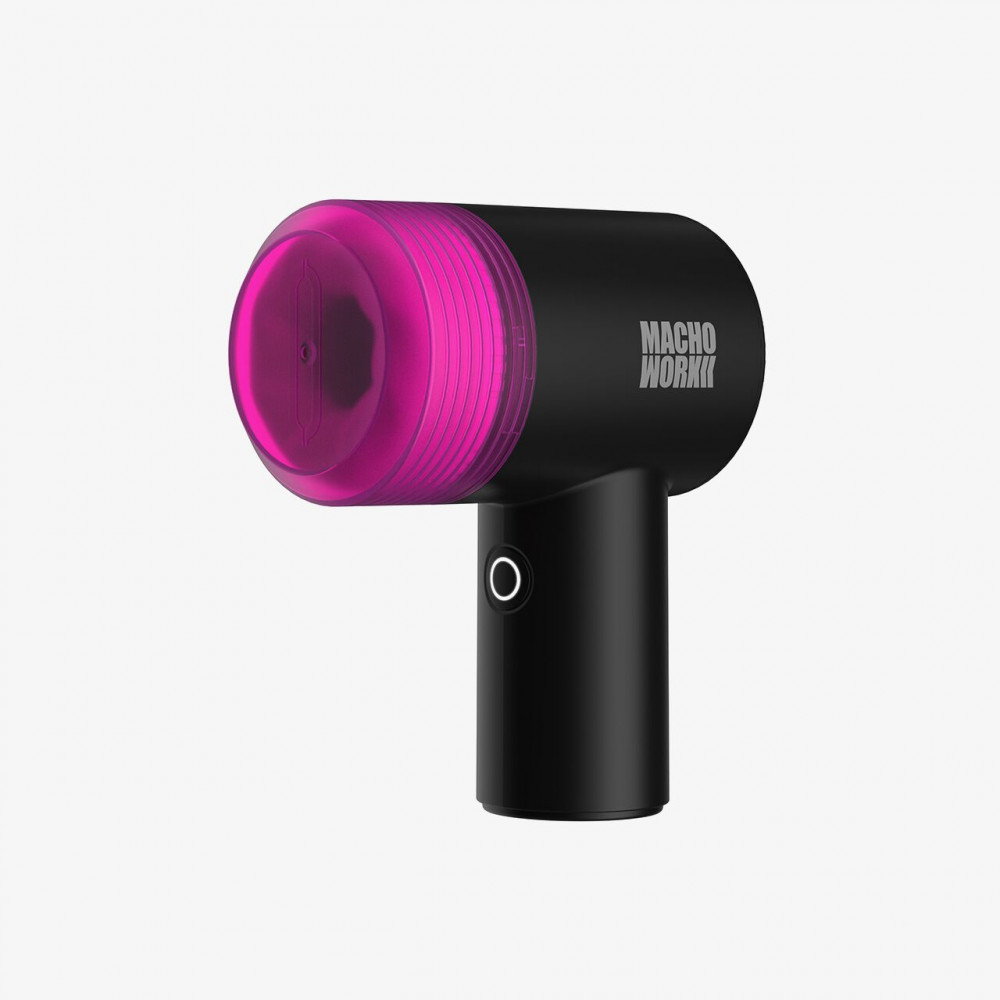 Мастурбаторы с вибрацией - Мастурбатор для головки члена Otouch MACHO WORK 2, пульсация и посасывание, 10 режимов