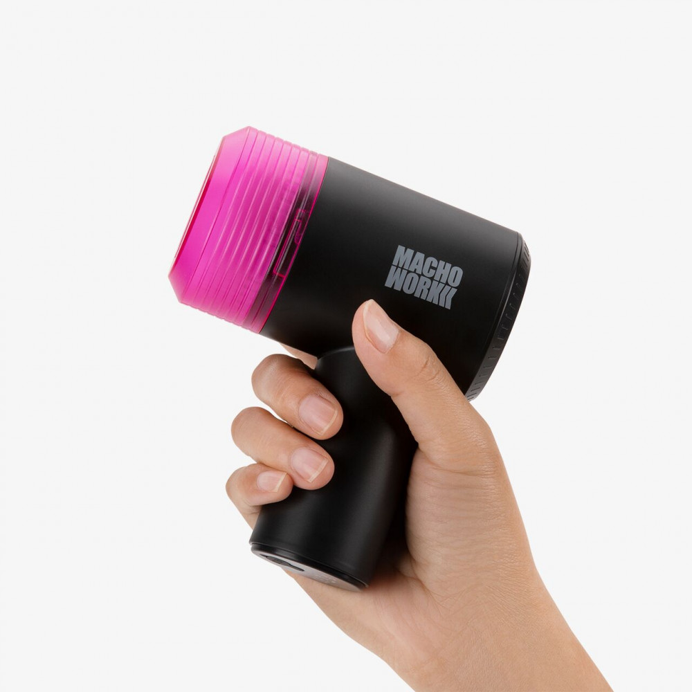 Мастурбаторы с вибрацией - Мастурбатор для головки члена Otouch MACHO WORK 2, пульсация и посасывание, 10 режимов 9