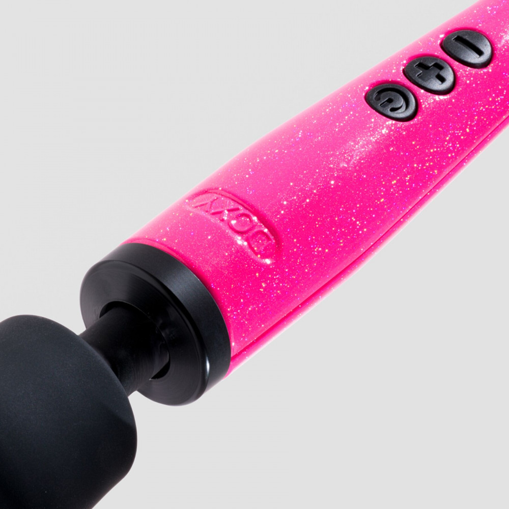 Для LGBTQ+ - Вібромасажер DOXY Die Cast Massager Hot Pink, дуже потужний, живлення 220В, металевий корпус 4