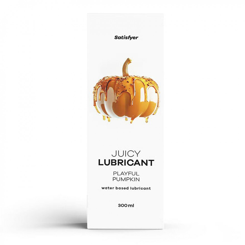 Оральные смазки - Лубрикант на водной основе Satisfyer Juicy Lubricant Playful Pumpkin water based 300 мл