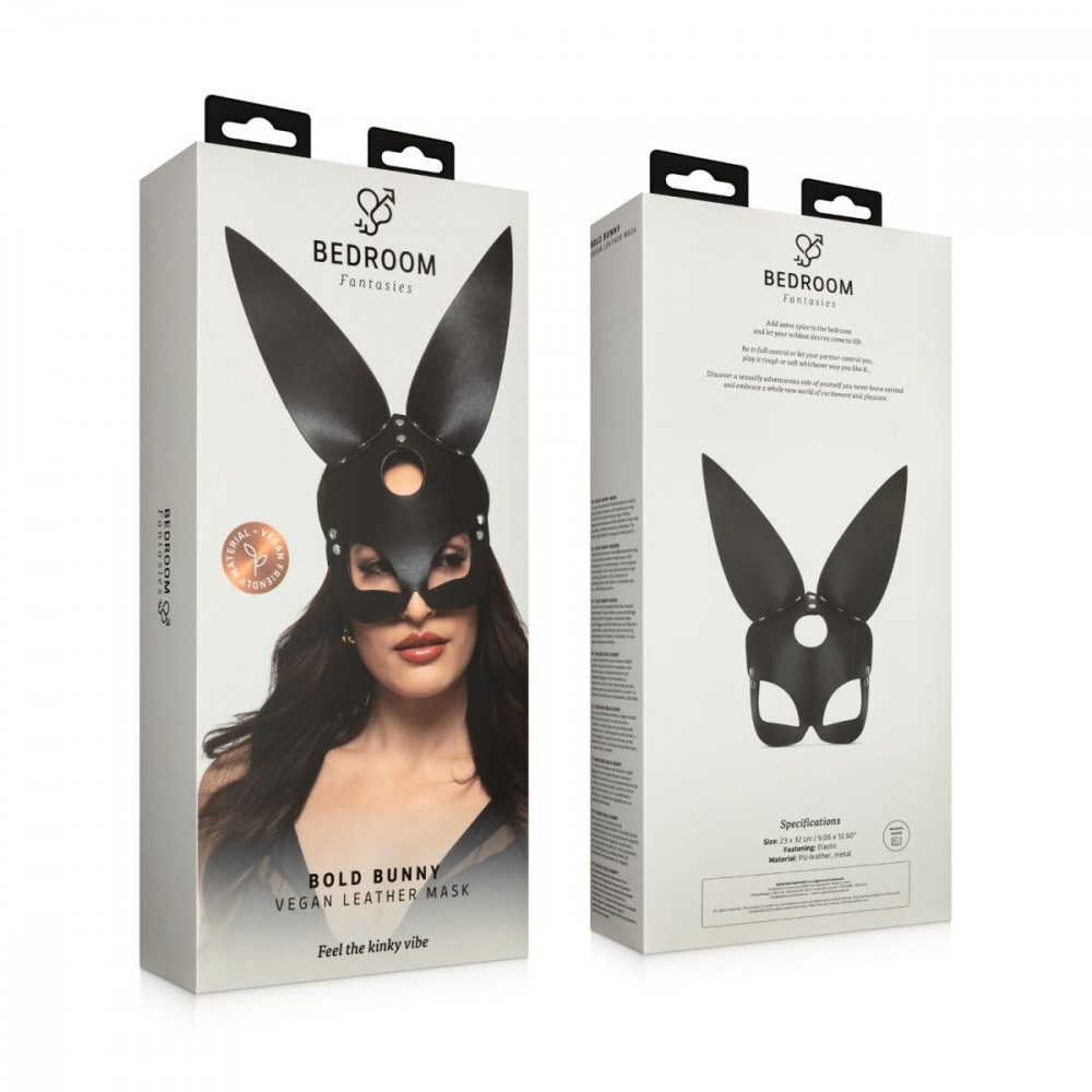 Повязки на глаза, кляпы, зажимы - Маска Bedroom Fantasies Bold Bunny Mask 5