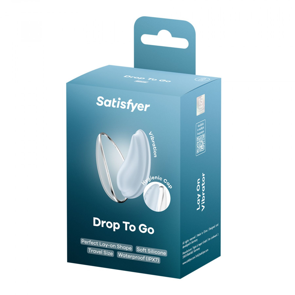 Вібропулі та міні-вібратори - Вібратор Satisfyer Drop To Go Blue 7