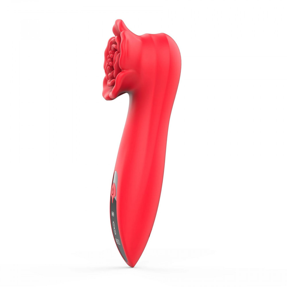 Вибропули и мини-вибраторы - Роскошный вибратор для клитора Loviss Tona Rose Vibrator, в виде розы, 9 режимов 3