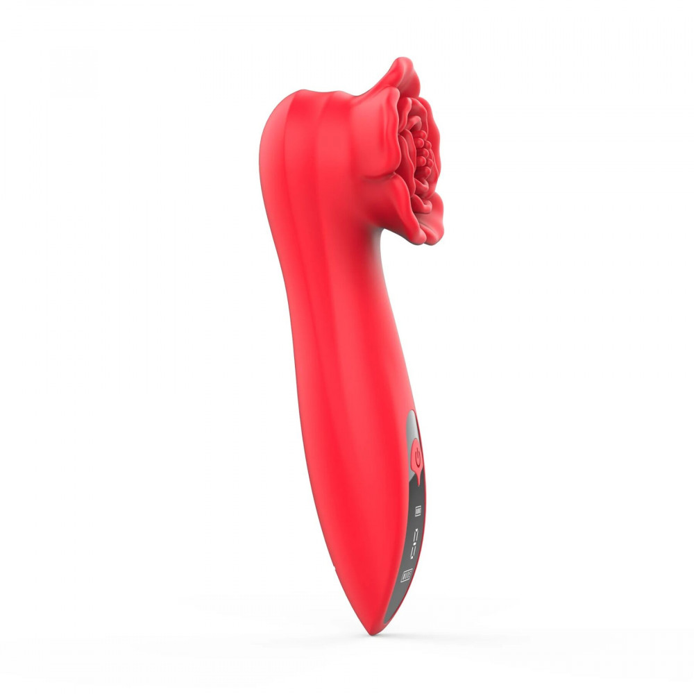 Вибропули и мини-вибраторы - Роскошный вибратор для клитора Loviss Tona Rose Vibrator, в виде розы, 9 режимов 4