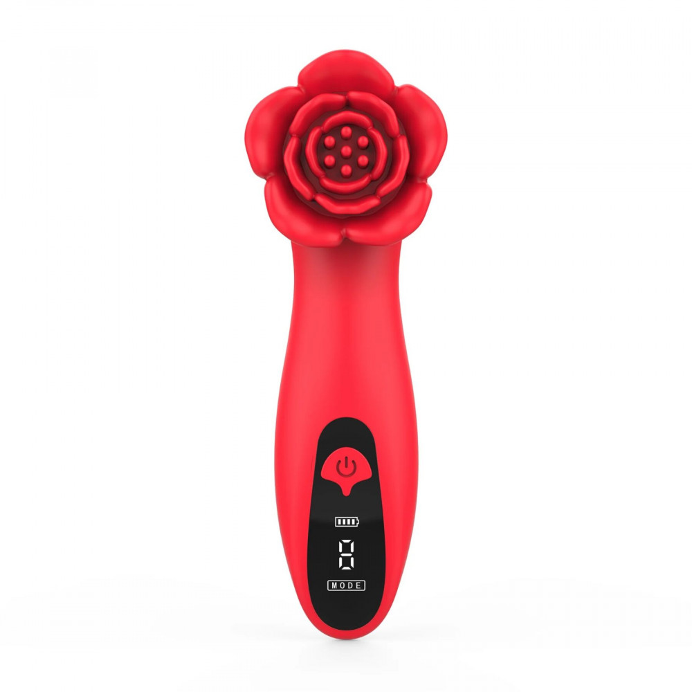 Вибропули и мини-вибраторы - Роскошный вибратор для клитора Loviss Tona Rose Vibrator, в виде розы, 9 режимов 1