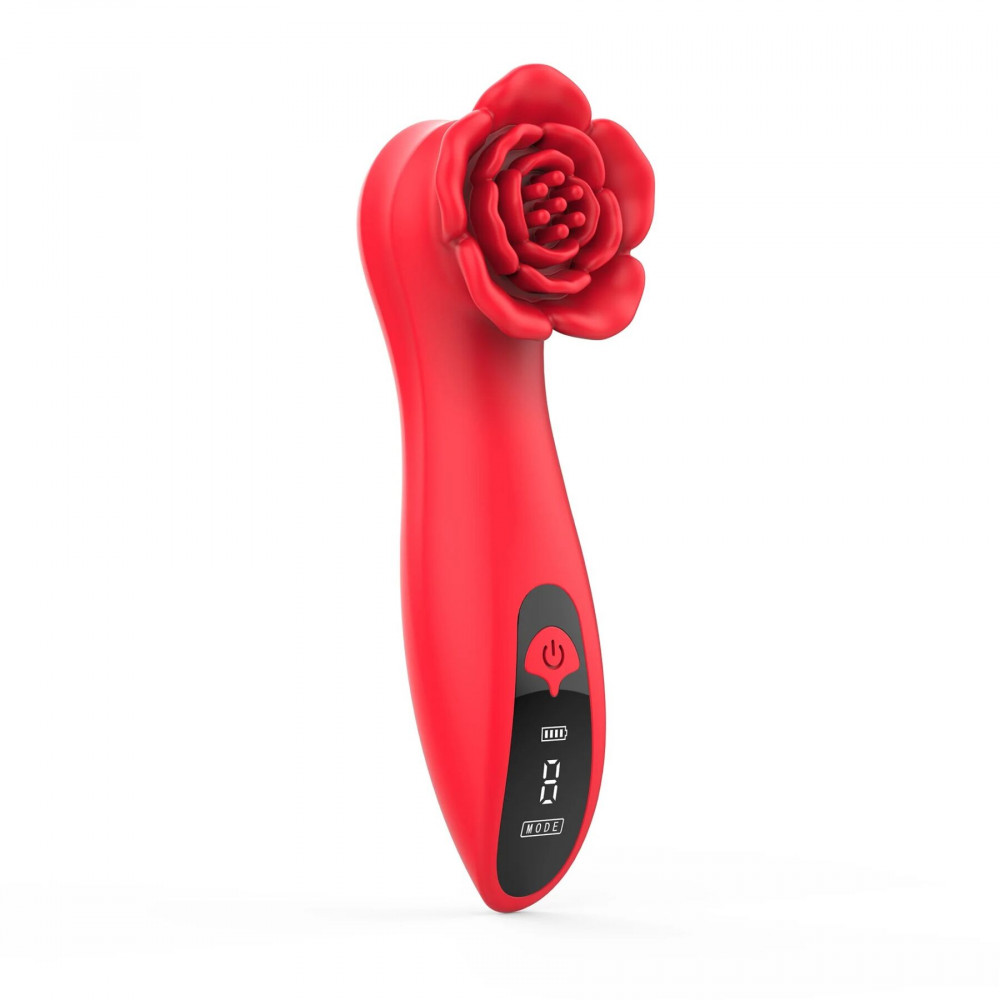Вибропули и мини-вибраторы - Роскошный вибратор для клитора Loviss Tona Rose Vibrator, в виде розы, 9 режимов 2