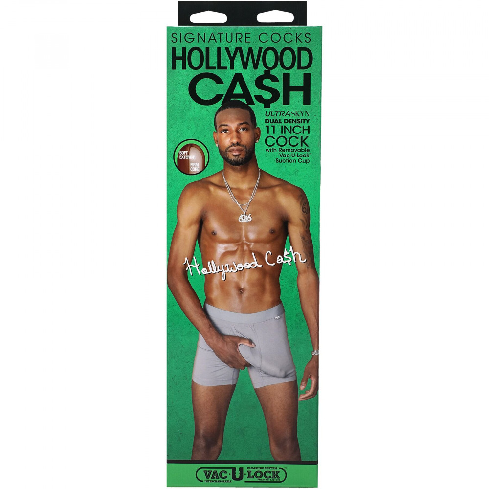 Фалоімітатор - Фалоімітатор Doc Johnson Signature Cocks Hollywood Cash 9