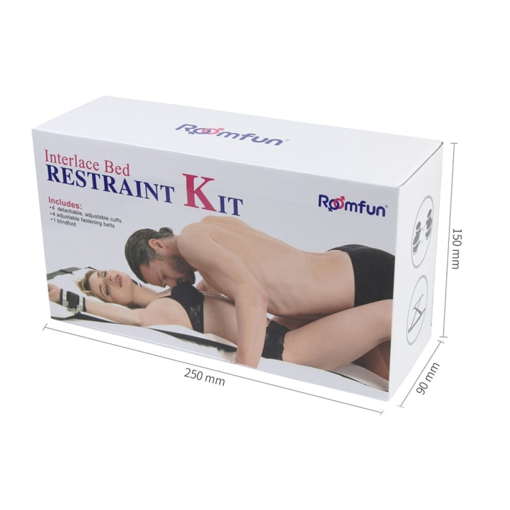  - Система фиксации для кровати Roomfun Restraint Kit черная 8