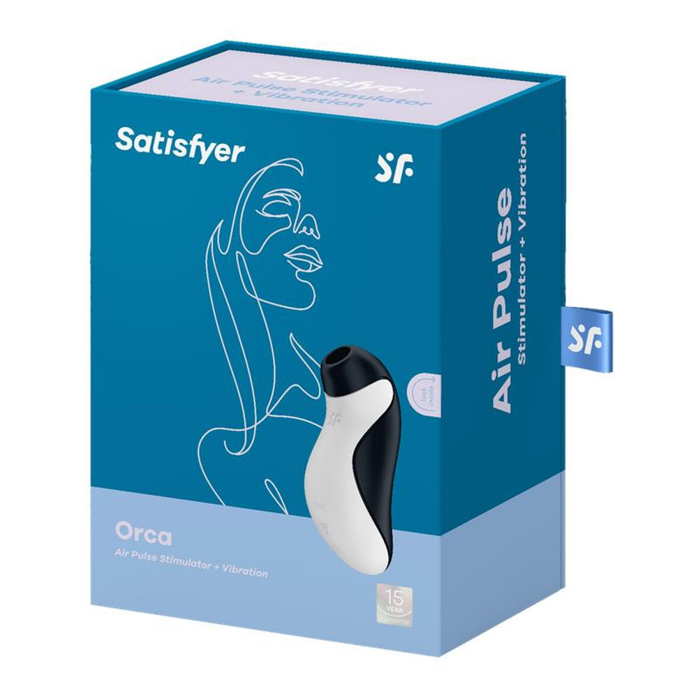 Разное - Вакуумный клиторальный стимулятор + вибрация Satisfyer Orca в виде пингвина 6