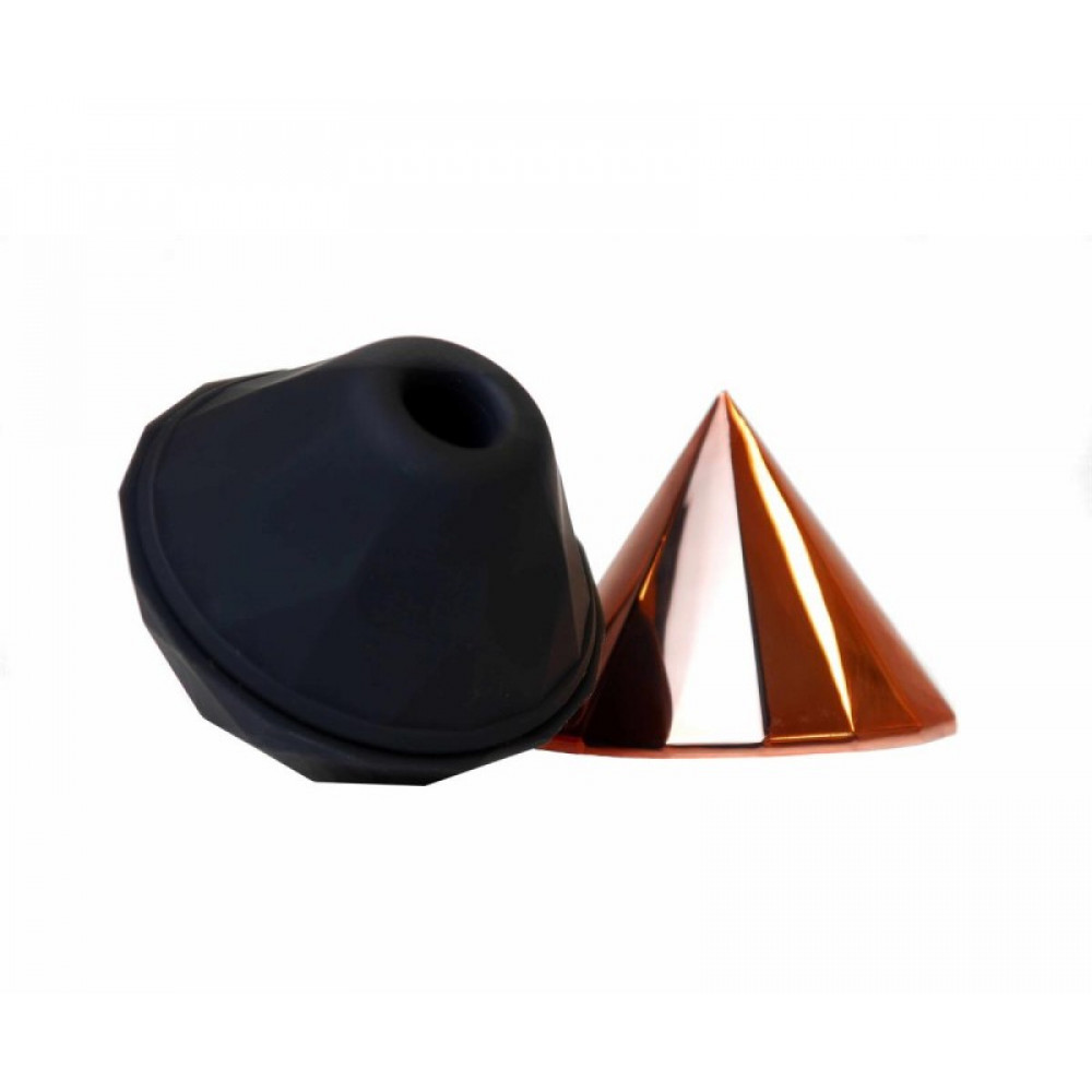 Різне - Вакуумний стимулятор клітора Diamond, рожеве золото 2