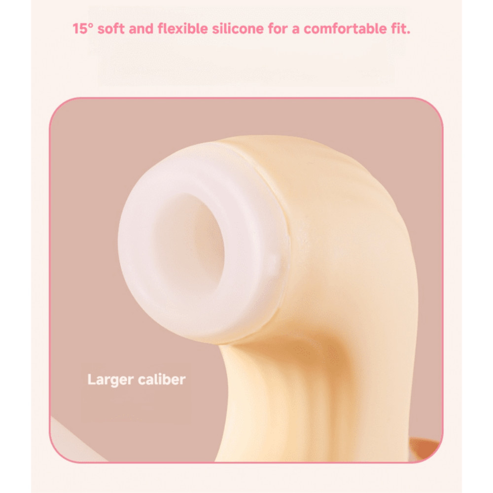 Вибратор-кролик - Вибратор-кролик с фрикцией Zemalia Sweet Flame и вакуумным стимулятором + APP, градиент розовый 7