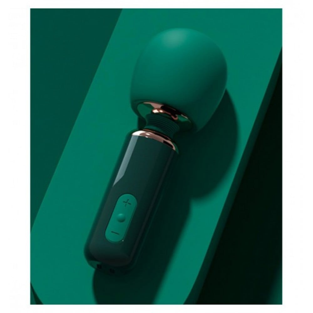 Секс игрушки - Вибратор-микрофон Qingnan No.5 Powerful Mini Wand Massager, зеленый 4