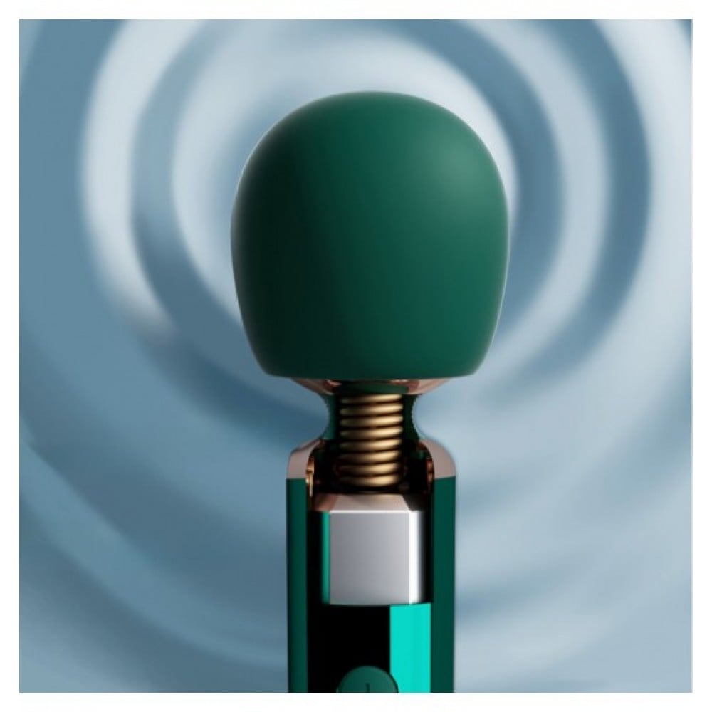Секс игрушки - Вибратор-микрофон Qingnan No.5 Powerful Mini Wand Massager, зеленый 3