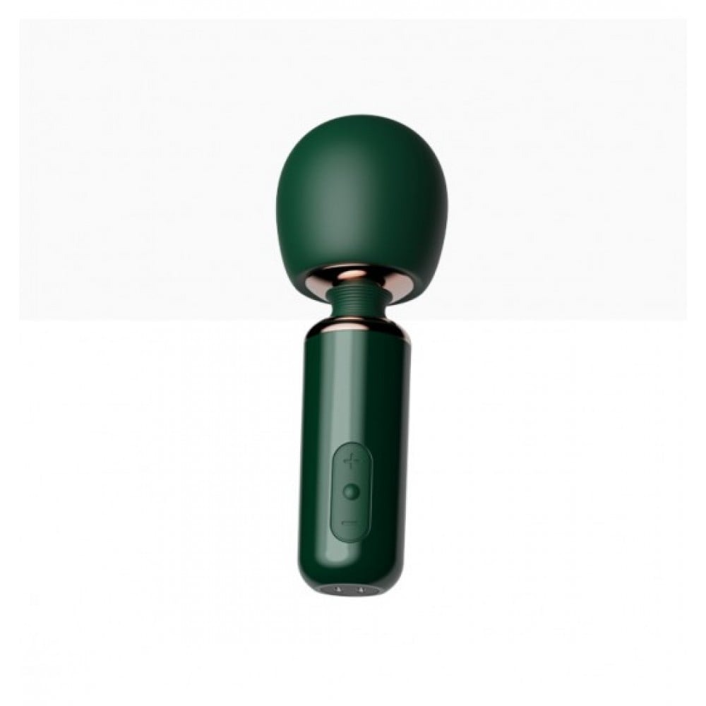 Секс игрушки - Вибратор-микрофон Qingnan No.5 Powerful Mini Wand Massager, зеленый