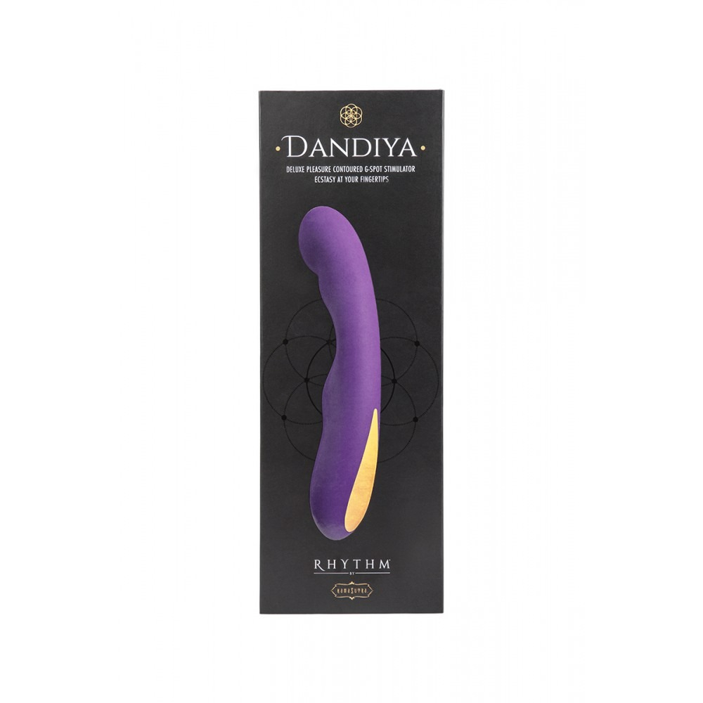 Секс игрушки - Вибратор-пульсатор Kama Sutra с подсветкой, фиолетовый, 22 х 4.1 см 2