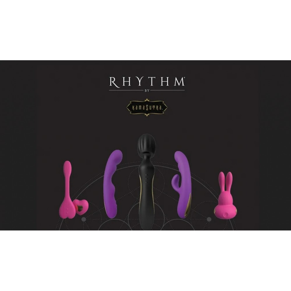 Секс игрушки - Вибратор-пульсатор Kama Sutra с подсветкой, фиолетовый, 22 х 4.1 см 4