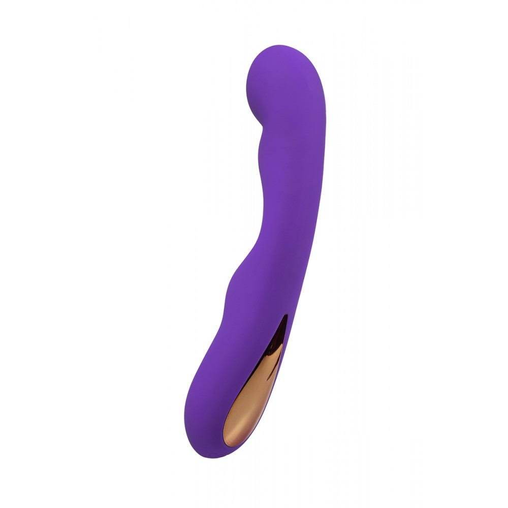 Секс игрушки - Вибратор-пульсатор Kama Sutra с подсветкой, фиолетовый, 22 х 4.1 см