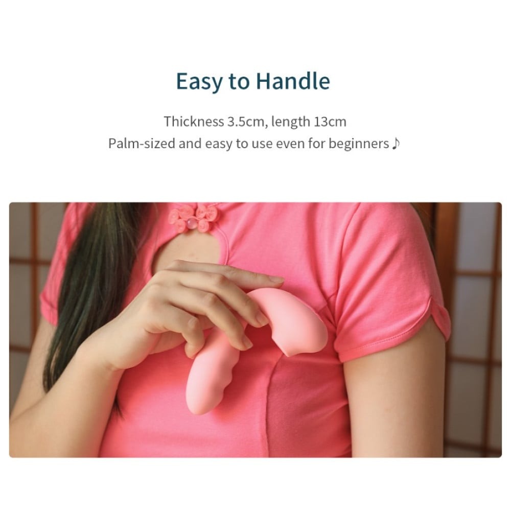 Різне - Вібратор вакуумний з подвійною стимуляцією BeYourLover Tara X на пульті керування, рожевий 10