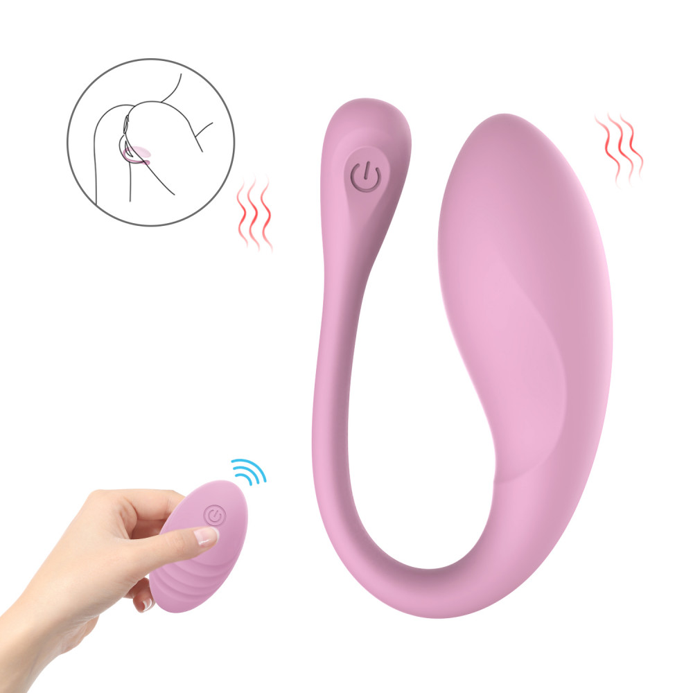 Вагинальные шарики и тренажеры - Виброяйцо Every Night Toys Isadora с дистанционным управлением, лавандовый, 10 режимов вибрации