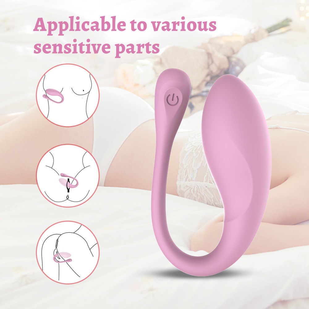 Вагинальные шарики и тренажеры - Виброяйцо Every Night Toys Isadora с дистанционным управлением, лавандовый, 10 режимов вибрации 5