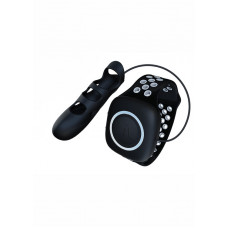 Вибронасадка на палец с браслетом Adrien Lastic черно-серый, размер L