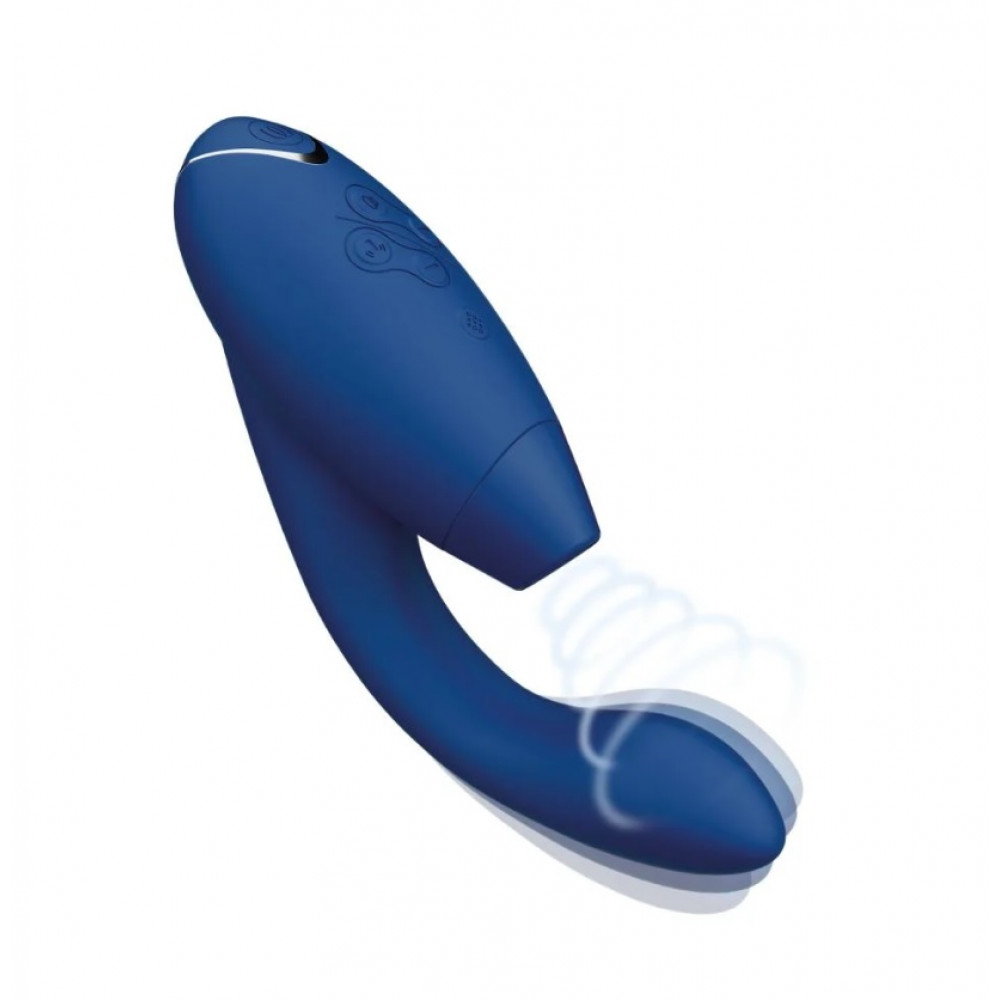 Вакуумный вибратор - Инновационный бесконтактный вибратор-стимулятор Womanizer Duo 2 Blueberry 2