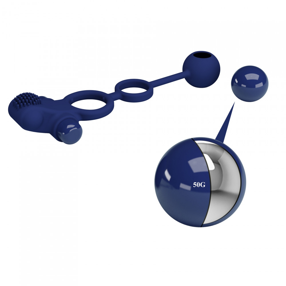 Різне - Кільце ерекційне Pretty Love - Powerful ring, 10 vibration functions, BI-210211-3 5