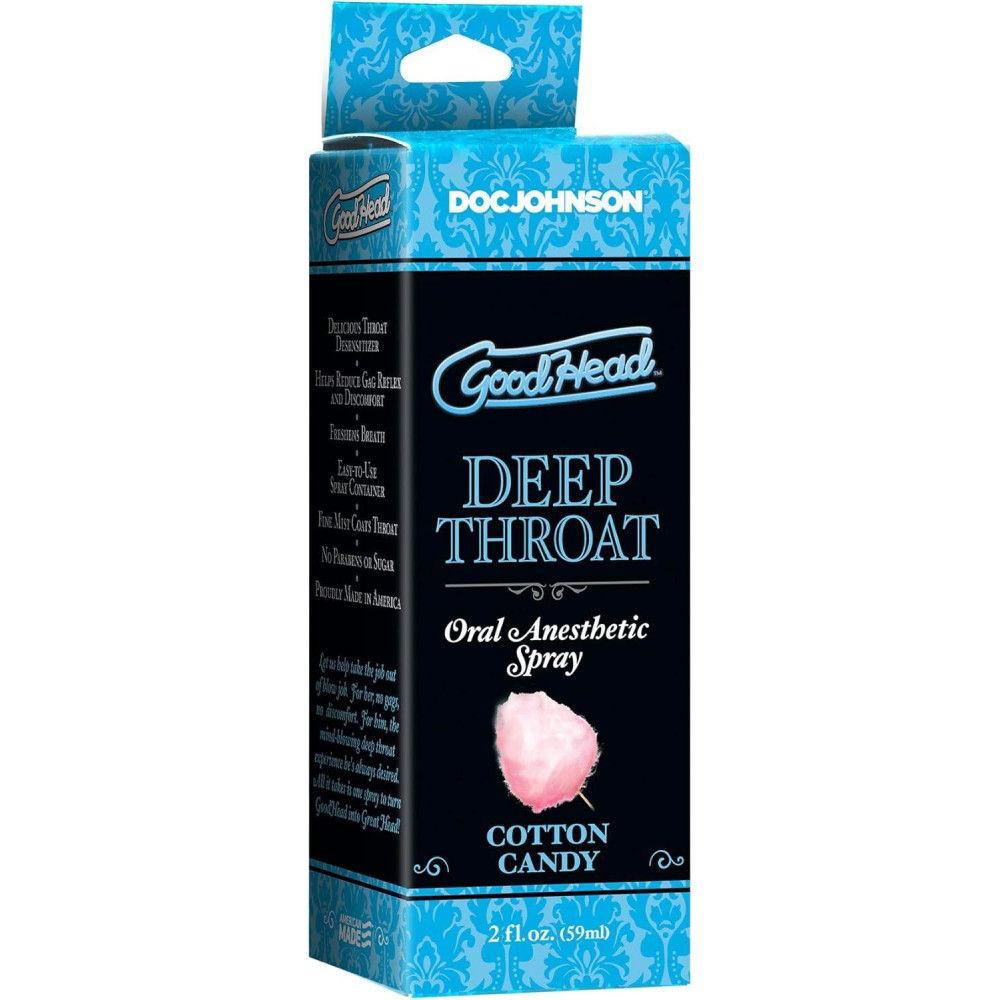 - Спрей для мінету Doc Johnson GoodHead DeepThroat - Cotton Candy 59 мл (м'яте паковання!!!) 2