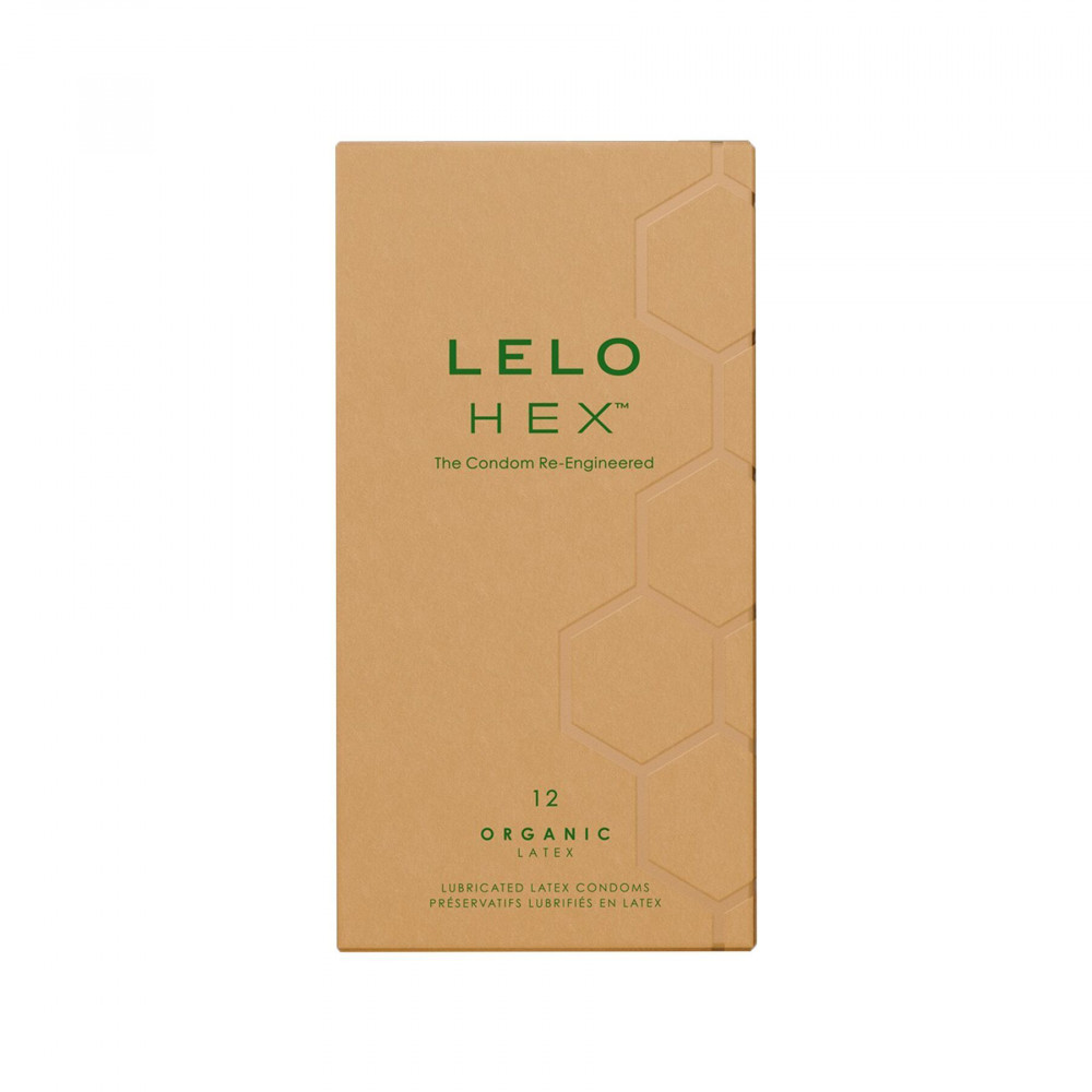 Секс игрушки - Презервативы LELO HEX Condoms Organic 12 Pack, тонкие и суперпрочные (мятая упаковка!!!) 2
