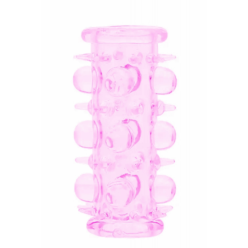 Різне - Насадка стимулююча BOSS Stretchy Sleeve Pink, BS6700012