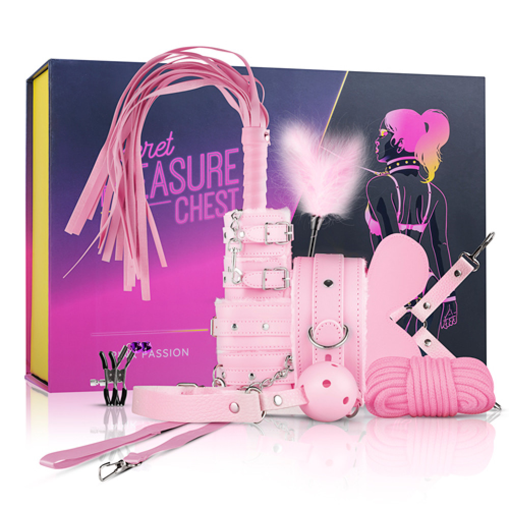 Наборы для БДСМ - LBX404 Набор БДСМ Secret Pleasure Chest - Pink Pleasure