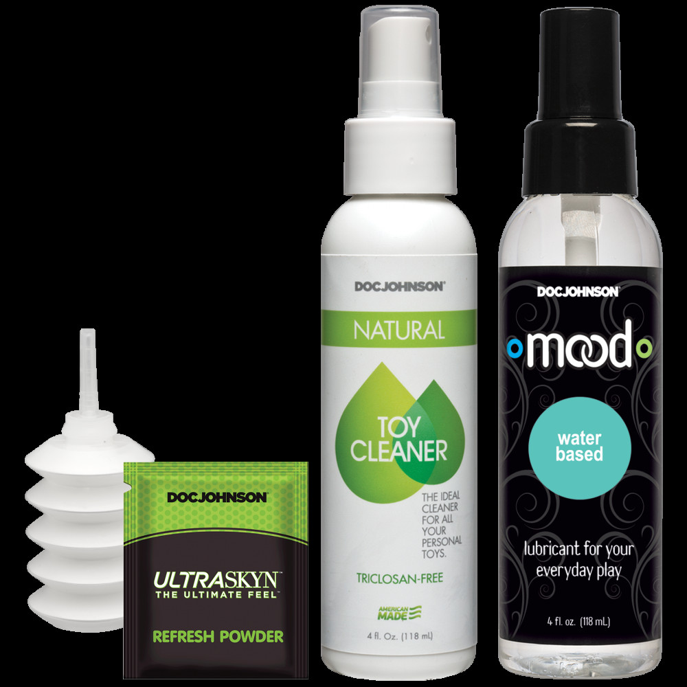 Секс игрушки - Набор для страпона Doc Johnson Vac-U-Lock Crystal Jellies Set (мятая упаковка!!!) 3