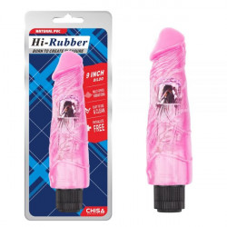 Вибромассажер Hi-Rubber Dildo, Pink