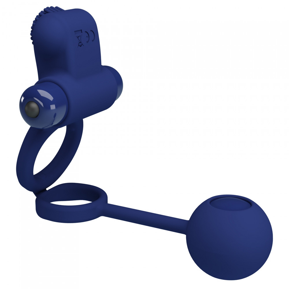 Різне - Кільце ерекційне Pretty Love - Powerful ring, 10 vibration functions, BI-210211-3 3