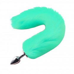 Анальная пробка с хвостом SKN-L11 ( размер XS )