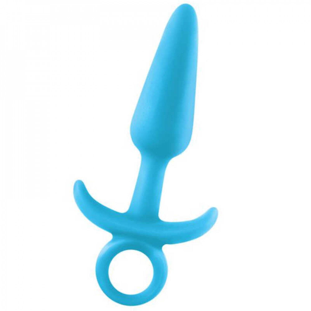 Секс игрушки - Анальная пробка с кольцом светящаяся FIREFLY PRINCE MEDIUM BLUE