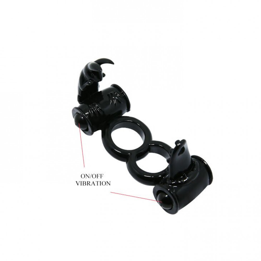 Різне - Ерекційне вібро кільце з стимулятором клітора Sweet RING, BI-014079-1 6