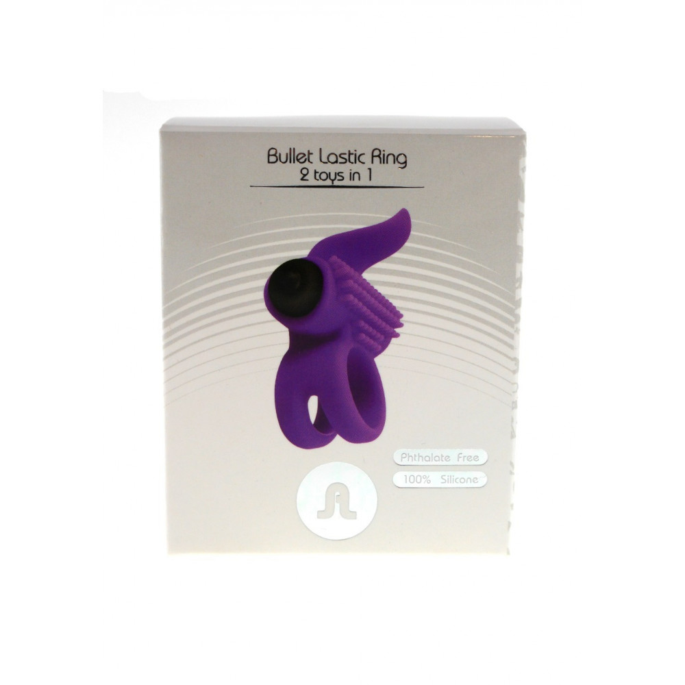 Секс игрушки - Эрекционное кольцо Adrien Lastic Bullet Lastic Ring с вибрацией 3