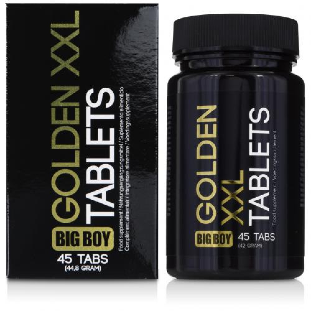 Возбуждающие капли - Капсулы для эрекции Big Boy Golden XXL (45 шт.) 1