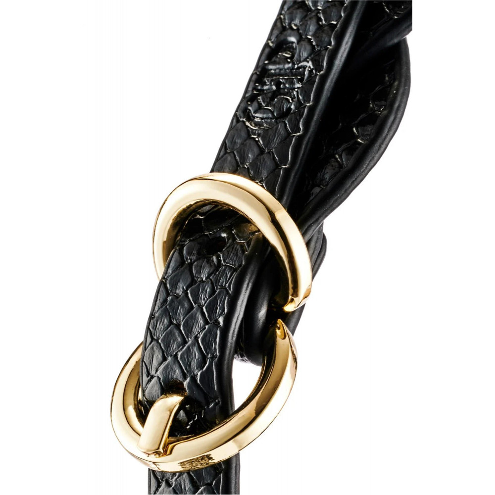 Повязки на глаза, кляпы, зажимы - Кляп Guilty Pleasure Moonlight плетёный, черный, 55 × 4,1 см 3