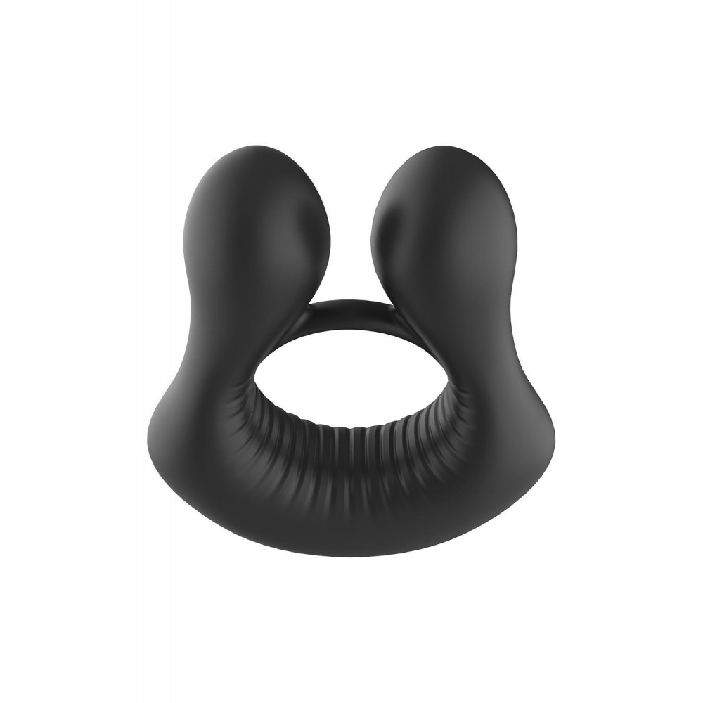 Разное - Кольцо эрекционное для пениса с вибрацией Dream Toys черное 5