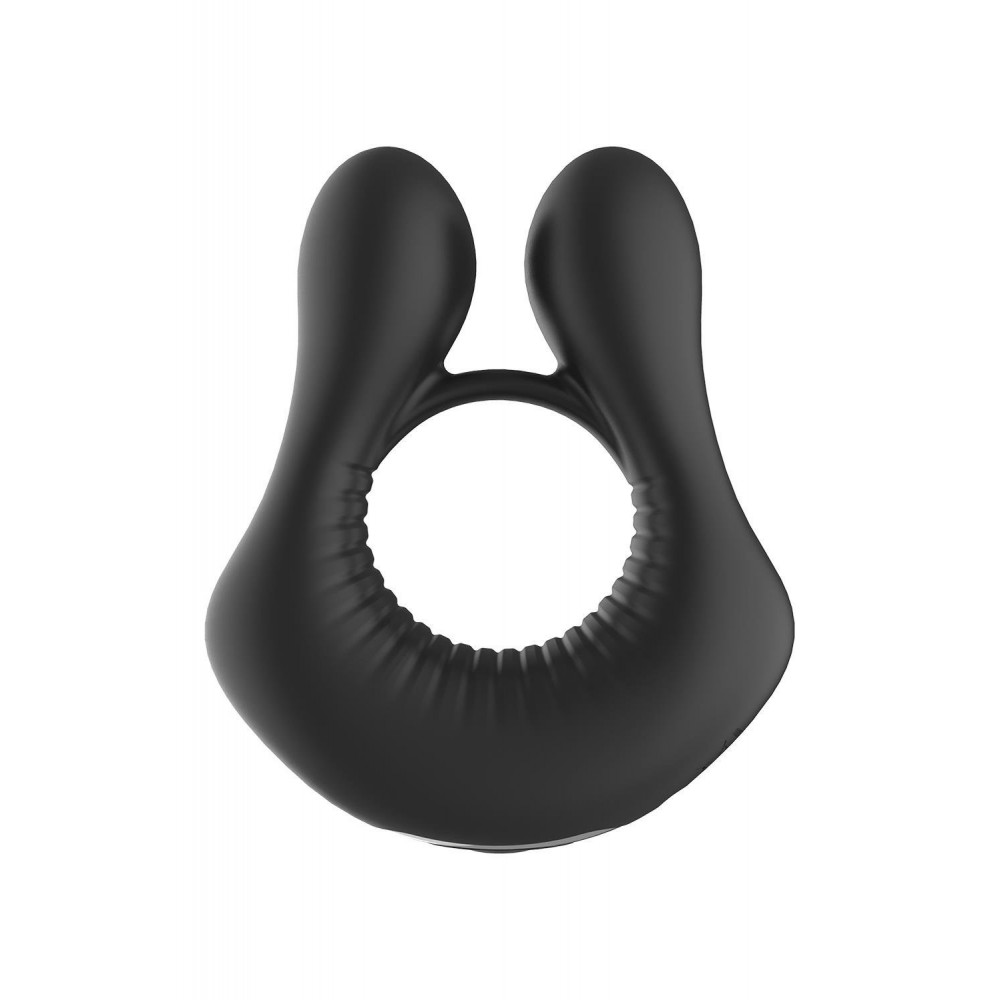 Разное - Кольцо эрекционное для пениса с вибрацией Dream Toys черное 2