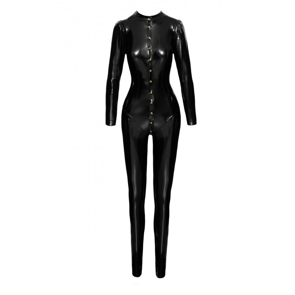 Різне - Комбінезон вініловий на кнопках Noir Handmade F247 чорний, M 2