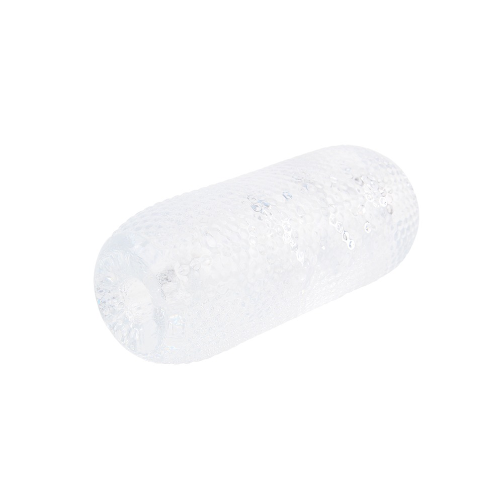 Разное - Мастурбатор нереалистичный с рельефом Chisa Prof.Jason C с отверстием для вибропули, прозрачный 2