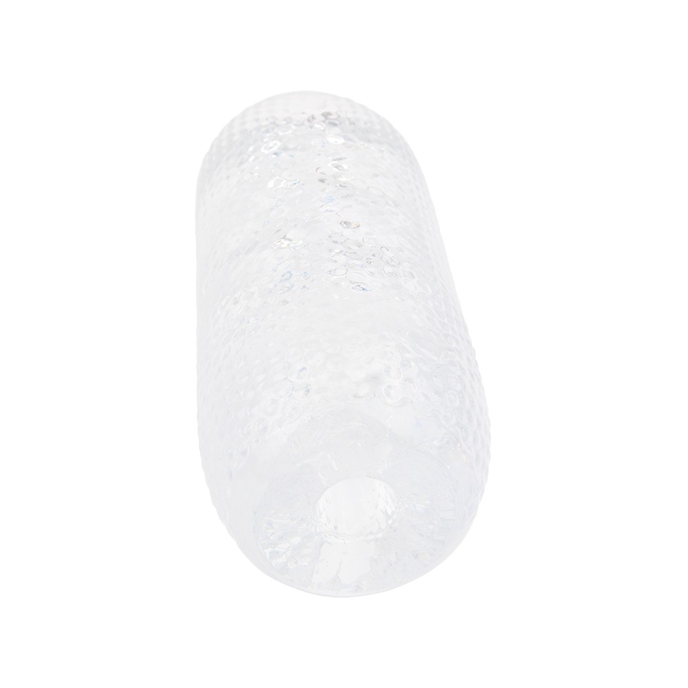 Разное - Мастурбатор нереалистичный с рельефом Chisa Prof.Jason C с отверстием для вибропули, прозрачный 1