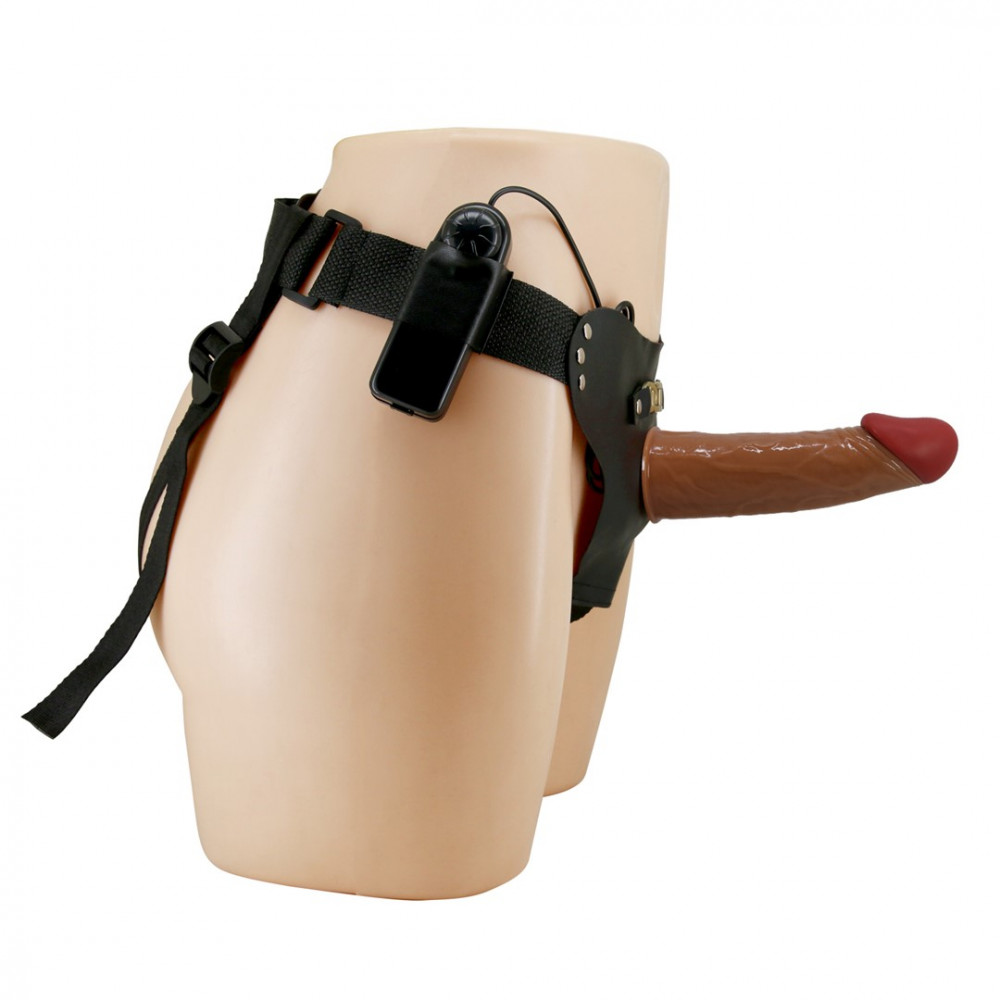  - Чоловічий страпон Pretty Love - HARNESS BRIEFS Starks Universal Strap-On Harness 6,9'' Vibration, BW-022096Z 6